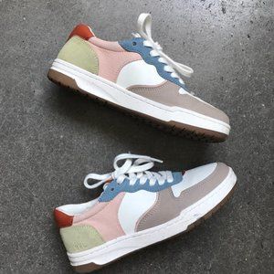 Madewell Court Sneaker - Colorblock Nubuck & Leather - Worn 1x